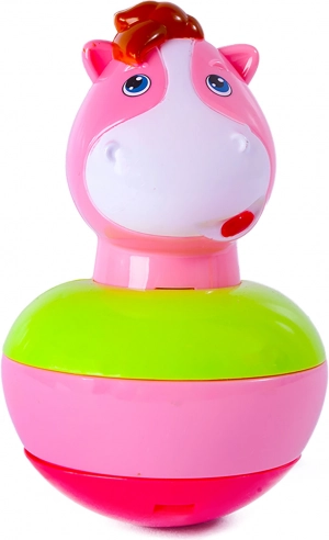 Oprejse-hest med klokke til de allermindste