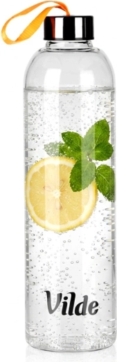 Vilde vandflaske i glas 1 l
