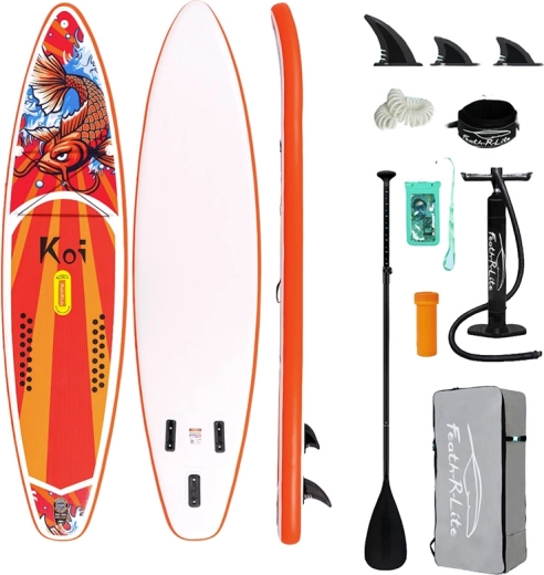 Oppustelig paddleboard Funwater Feath-R Lite Koi 350 × 83 × 15 cm