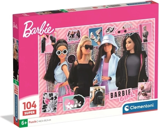 Clementoni puslespil Barbie super 104 brikker