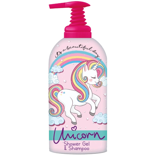 Unicorn brusegel og shampoo 2-i-1 til børn 1 l