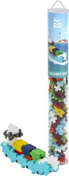 Plus-Plus Containerskib 100 stk