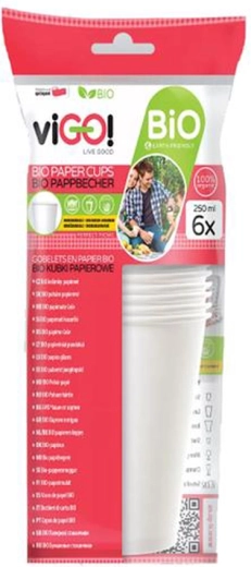 Bio papkrus 250 ml VIGO, 6 stk.