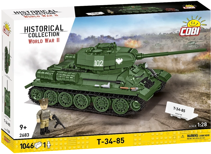 Cobi byggesæt tank T-34-85 2-i-1 1:28