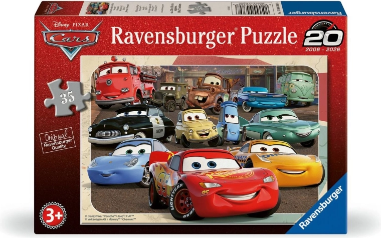 Ravensburger puslespil Biler 35 brikker