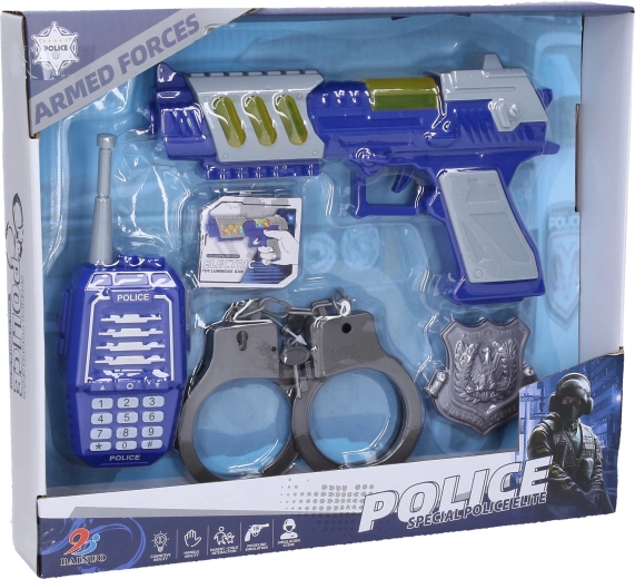 Politisæt med pistol 21,5 cm