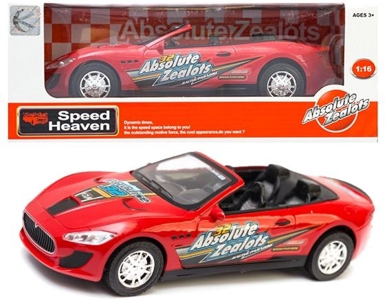 Sports-cabriolet med friktionsdrev (friction) - 1 stk.