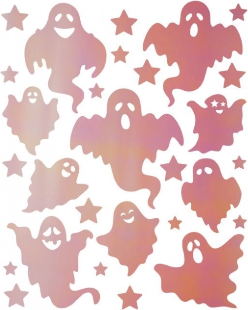 Strygeklistermærker til tøj Ghosts