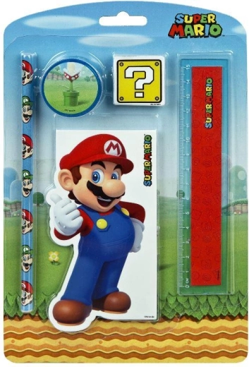 Super Mario skrivesæt – 5 dele