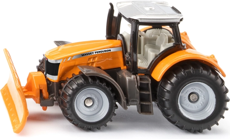 Siku traktor MASSEY FERGUSON med drejelig plov – blister