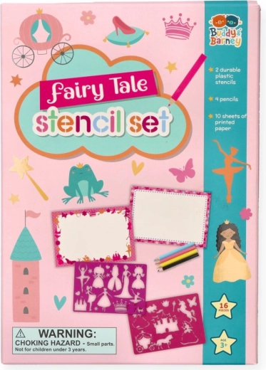 Buddy & Barney kreative fe-skabeloner med farveblyanter