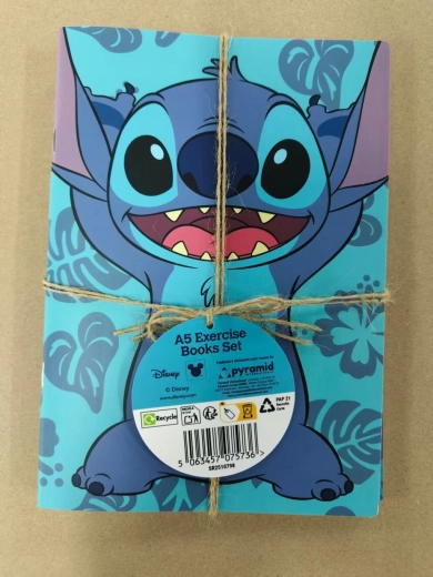Lilo & Stitch sæt med A5-noteshæfter – Stitch (3 stk.)