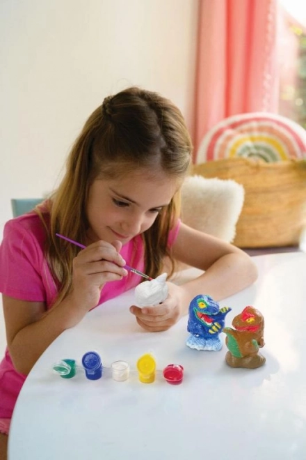 4M fremstilling og maling af 3D dinosaurer