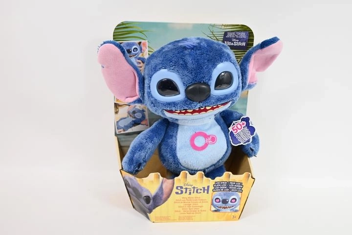 Interaktiv Disney Stitch-bamse Emotiv Eye med LCD-øjne
