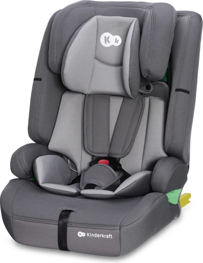 Kinderkraft autostol Safety Fix 2 i-Size, grå (76–150 cm)