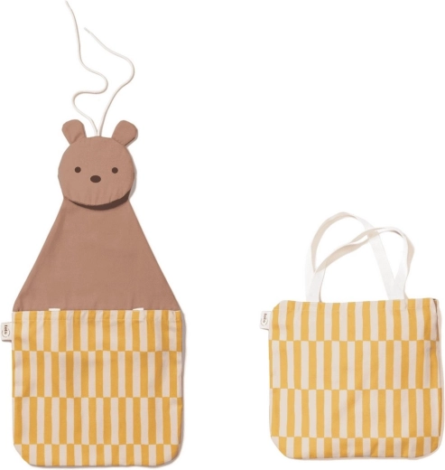 Play&Go toto vægorganisator og taske Bear