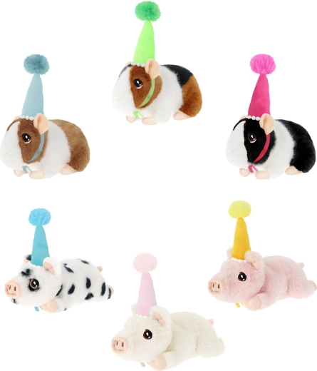 Keeleco festgris med festhat 15 cm assorteret - 1 stk.