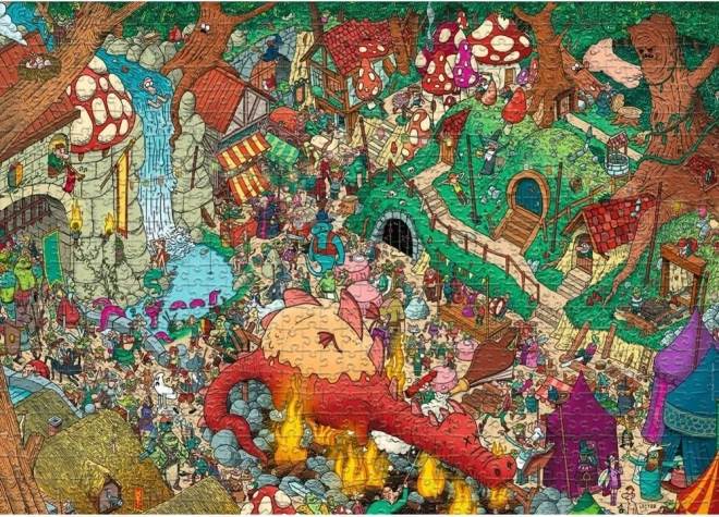 Heye Puzzle Fantasiens land 1000 brikker