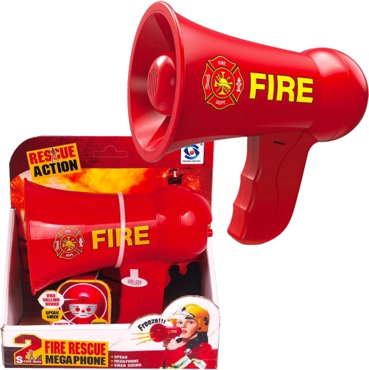 Brandmandsmegafon til børn