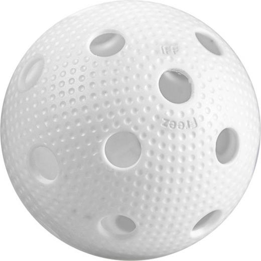 ACRA floorballbold Freez Ball Official hvid med IFF-certificering - 1 stk.
