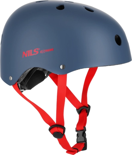 Helm NILS Extreme Pro til skating og cykling, blå – XS (48-52 cm)
