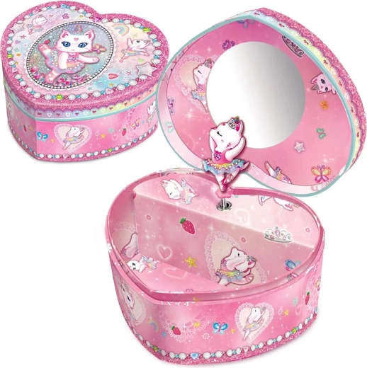 Smykkeskrin med musik - kat