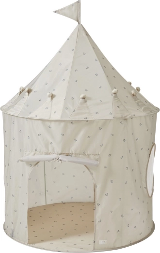 3 Sprouts børnetelt af genanvendt polyester blueberry taupe - 1 stk.