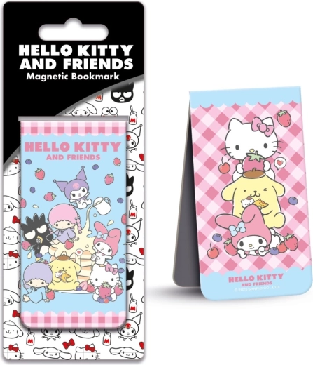 Hello Kitty magnetisk bogmærke blå - 1 stk.