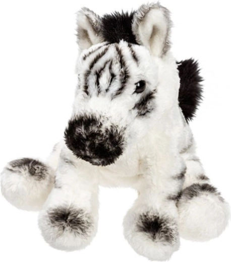 Plysset zebra af premium blød plys