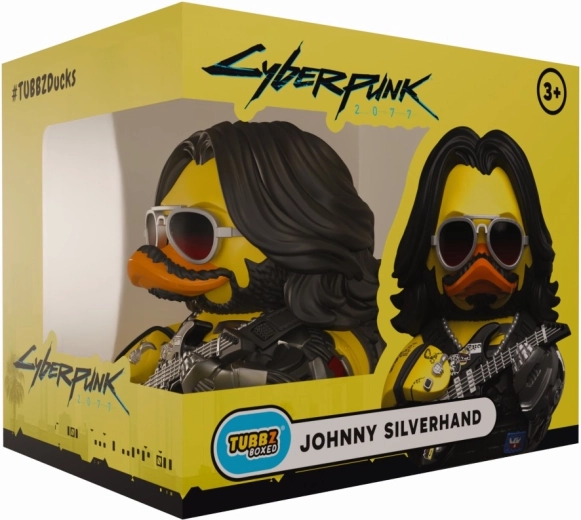 Tubbz-and Johnny Silverhand samlefigur fra CYBERPUNK 2077