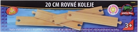 Vláčky Max lige skinner 20 cm – 4 stk.