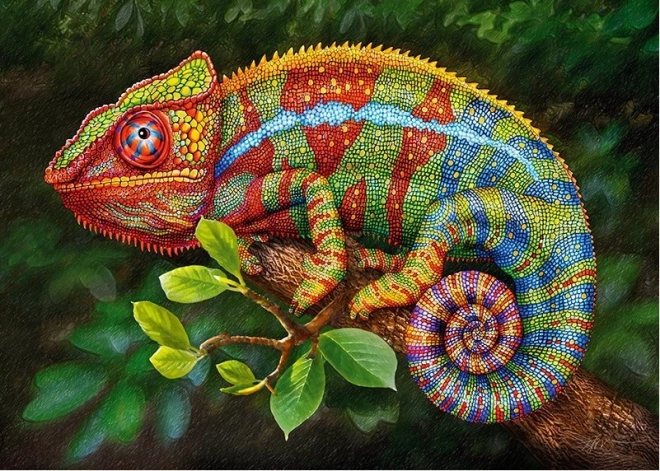 Cherry Pazzi Puzzle Chameleon 1000 brikker