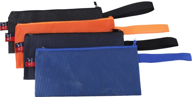 Dokumentmappe med lynlås 22,5x17 cm