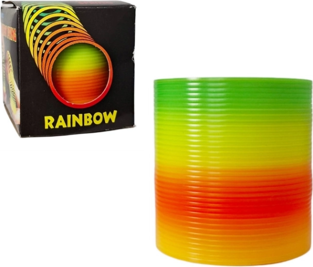 Regnbuefarvet neonfjeder