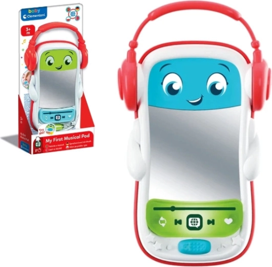 Talende Baby DJ – musikpult med lys og spejl