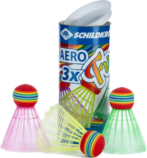 Badmintonbolde SCHILDKRÖT Aero Fun, 3 stk.