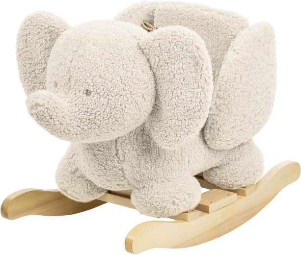 Nattou gyngehest Teddy – plyshelefant ecru