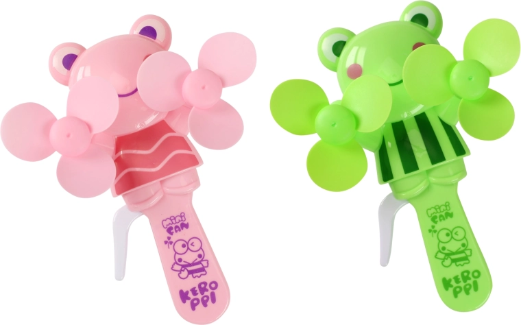 Håndholdt mini-ventilator KEROPPI – frødesign til børn