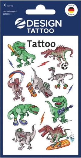 Børnetatoveringer Dinosaurer
