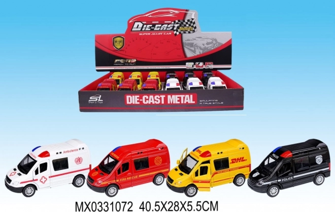 Redningskøretøjer med optræksmotor