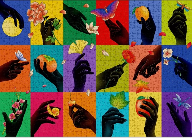 Puzzle CLOUDBERRIES Hands 1000 brikker