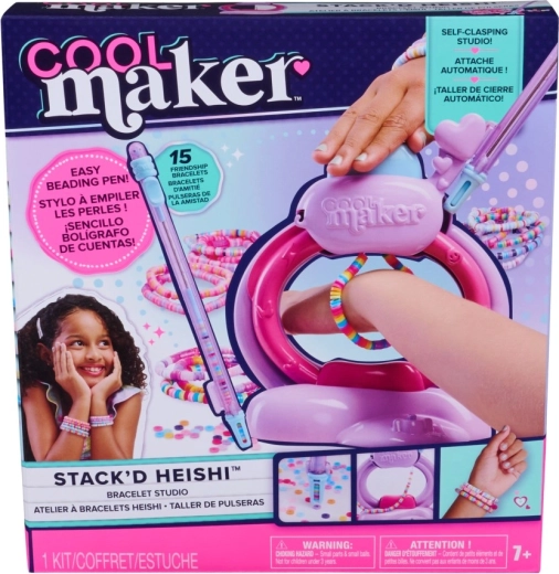 Cool Maker perlemager – armbåndsstudie med heishi-perler