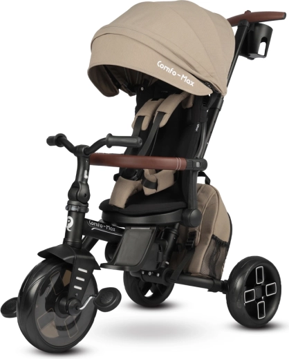 Qplay trehjulet cykel Comfo Max 7v1 Coffee