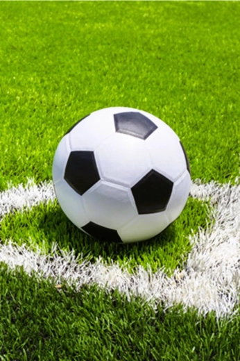 Fleecetæppe fodbold 100 × 150 cm