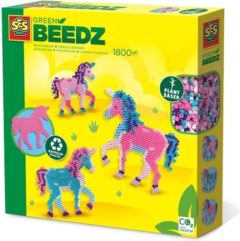 SES Creative Green Beedz strygeperler – enhjørning
