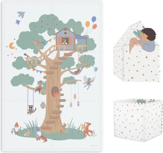 Legeunderlag og hus Play&Go EEVAA Tiloo Treehouse