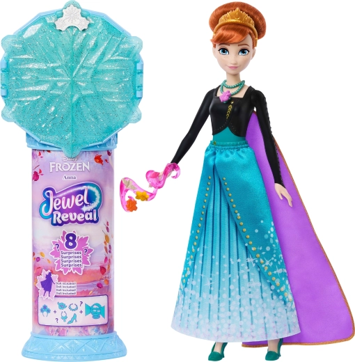 Disney Frost Jewel Reveal Anna-dukke med tilbehør
