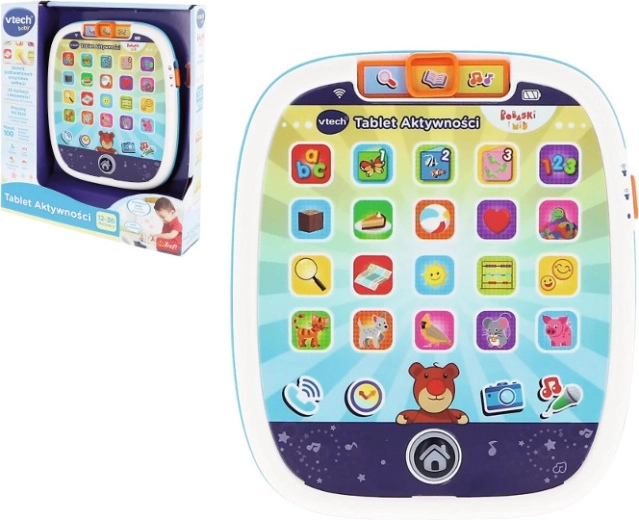 Interaktiv aktivitets­tablet VTech Bobaski og Miś