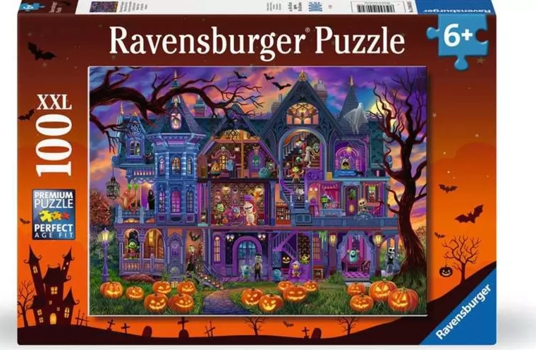 Ravensburger Puzzle Fest i det hjemsøgte hus XXL 100 brikker