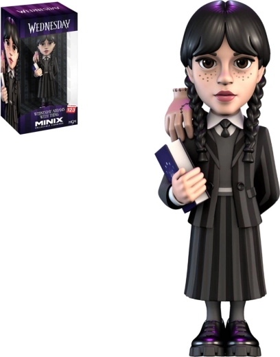 MINIX samlerfigur Wednesday Addams med hånd - 1 stk.
